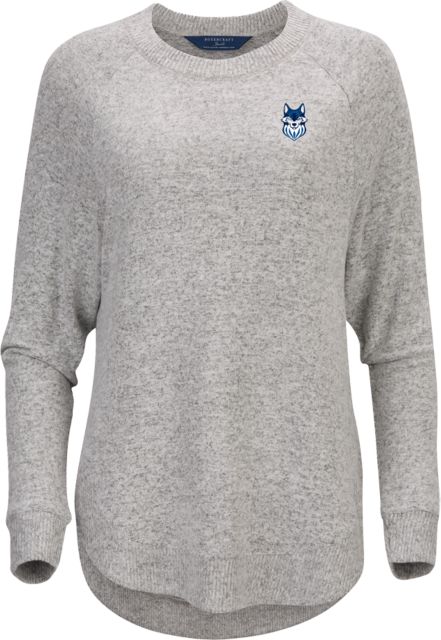 Metropolitan Longview Boxercraft Womens Heather Cuddle Oversized Crew Metropolitan Community College Mascot - ONLINE ONLY