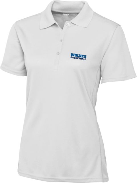 Metropolitan Longview C&B Womens Clique Ice Pique Polo Basketball - MCC Wolves - ONLINE ONLY
