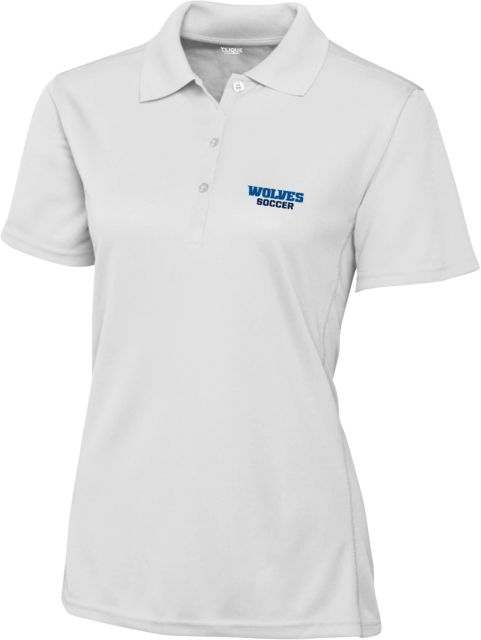 Metropolitan Longview C&B Womens Clique Ice Pique Polo Soccer - MCC Wolves - ONLINE ONLY