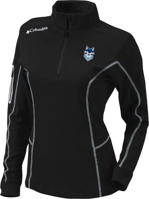 Metropolitan Longview Columbia Womens Omni Wick Shotgun 1/4 Zip Metropolitan Community College Mascot - ONLINE ONLY
