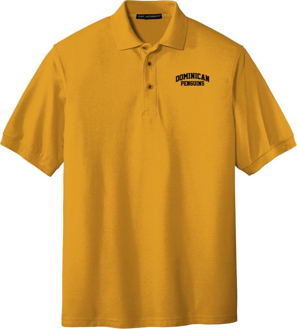 Dominican Silk Touch Polo Arched Dominican Penguins - ONLINE ONLY