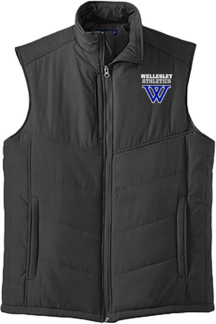 Wellesley Puffer Vest Wellesley Athletics - ONLINE ONLY