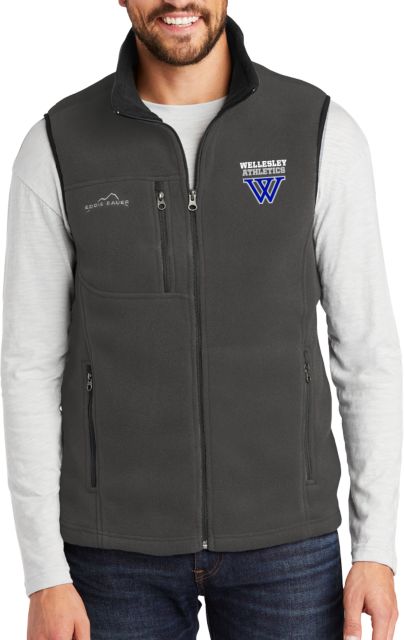 Wellesley Eddie Bauer Fleece Vest Wellesley Athletics - ONLINE ONLY
