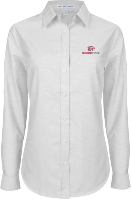 Chico State Ladies Oxford Shirt Chico State Primary Mark EMB - ONLINE ONLY