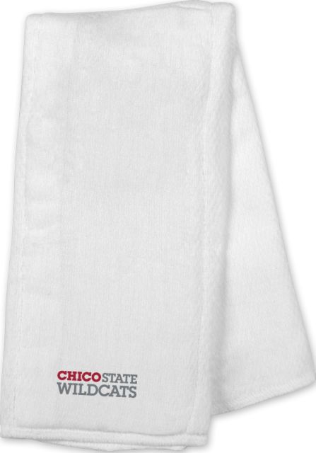 Chico State Baby Burp Cloth Chico State Wordmark EMB - ONLINE ONLY