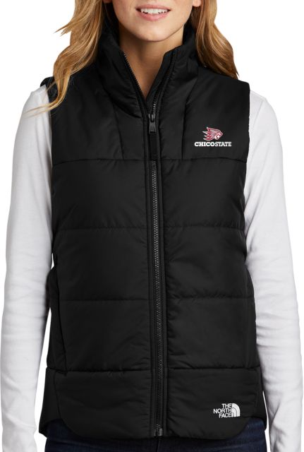 Chico State The North Face Ladies Everyday Insulated Vest Chico State Primary Mark EMB ONLINE ONLY California State University Chico State