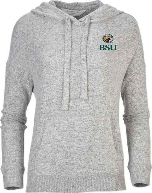Bemidji State Boxercraft Womens Cuddle Soft Hoodie BSU Beaver - ONLINE ONLY