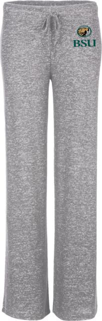 Bemidji State Boxercraft Womens Cuddle Wide Leg Pant BSU Beaver - ONLINE ONLY