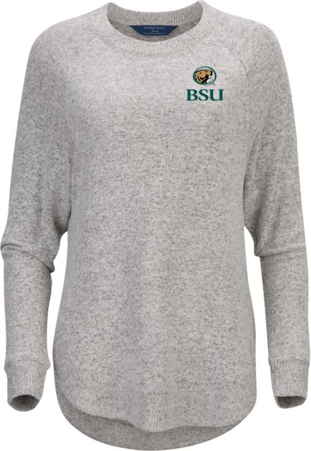 Bemidji State Boxercraft Womens Cuddle Oversized Crew BSU Beaver - ONLINE ONLY