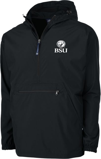 Bemidji State Charles River Pack N Go Pullover Rain Jacket BSU Beaver - ONLINE ONLY
