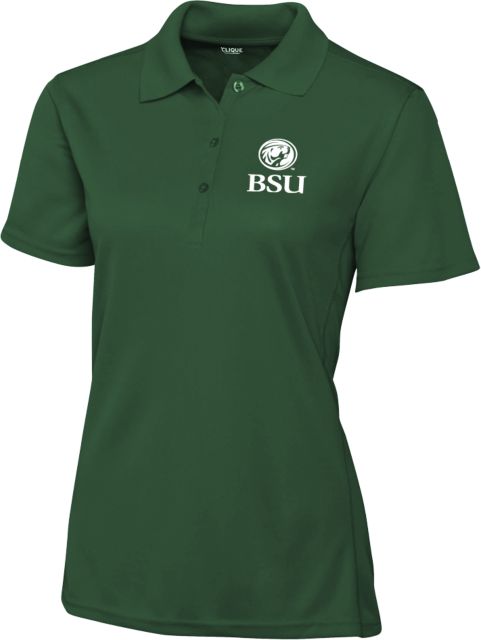 Bemidji State C&B Womens Clique Ice Pique Polo BSU Beaver - ONLINE ONLY