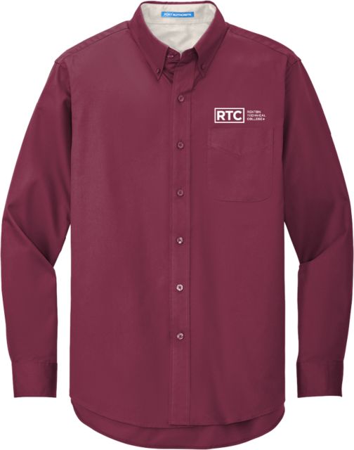 Renton Twill Button Down Long Sleeve Renton Technical College - ONLINE ONLY