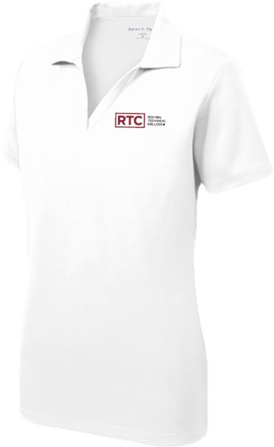 Renton Womens Dry Mesh Polo Renton Technical College - ONLINE ONLY