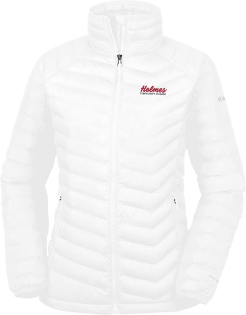 Holmes Columbia Powder Lite Womens Jacket Holmes Community College Stacked - ONLINE ONLY
