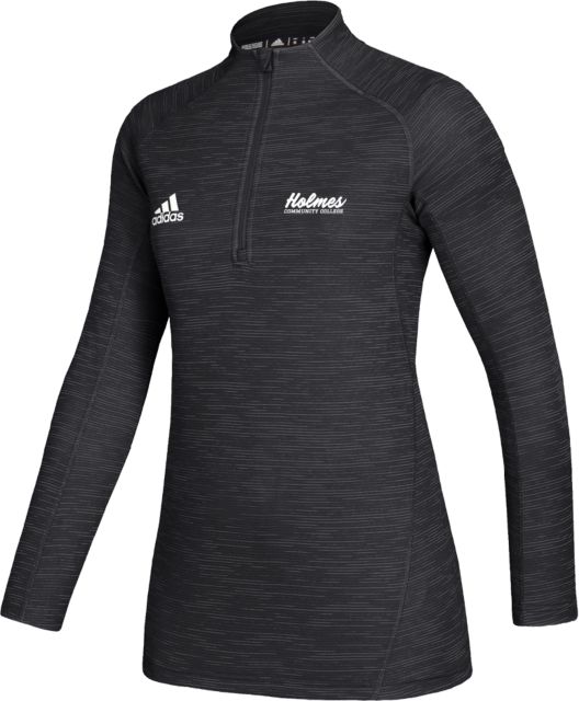Holmes Adidas Womens Game Mode 1/4 Zip Holmes Community College Stacked - ONLINE ONLY