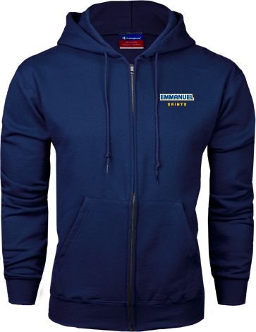 Emmanuel Fleece Full Zip Hoodie Secondary Mark - ONLINE ONLY