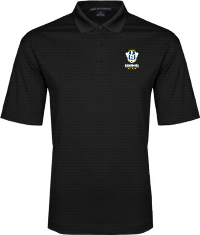 Emmanuel Performance Fine Jacquard Polo Primary Logo - ONLINE ONLY