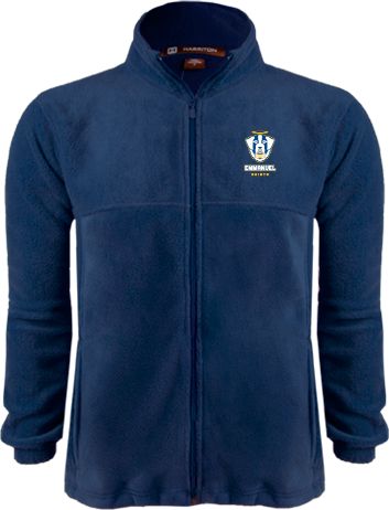 Emmanuel Fleece Full Zip  Jacket Primary Logo - ONLINE ONLY