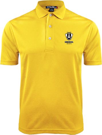 Emmanuel Dry Mesh Polo Primary Logo - ONLINE ONLY