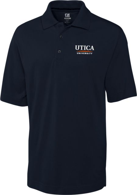 Utica CandB Advantage TriBlend Pique Polo Utica University - Insitutional Mark - ONLINE ONLY