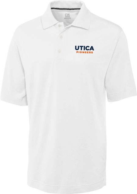 Utica CandB Advantage TriBlend Pique Polo Utica Pioneers Wordmark - Athletics - ONLINE ONLY