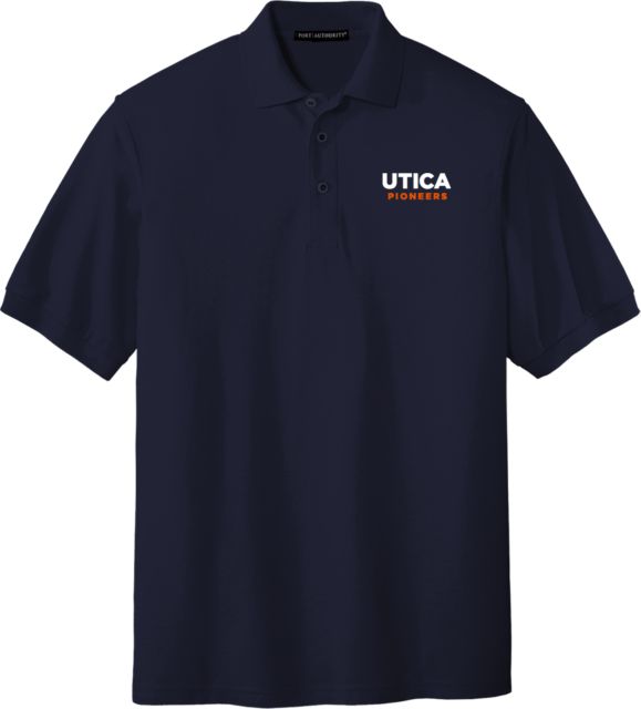 Utica Silk Touch Polo Utica Pioneers Wordmark - Athletics - ONLINE ONLY