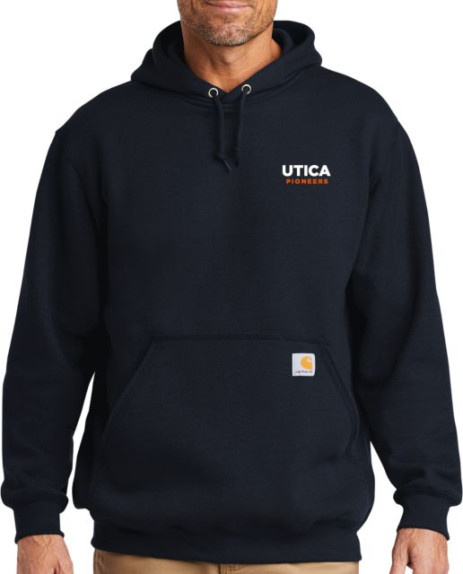 Utica Carhartt Midweight Hoodie Utica Pioneers Wordmark - Athletics - ONLINE ONLY