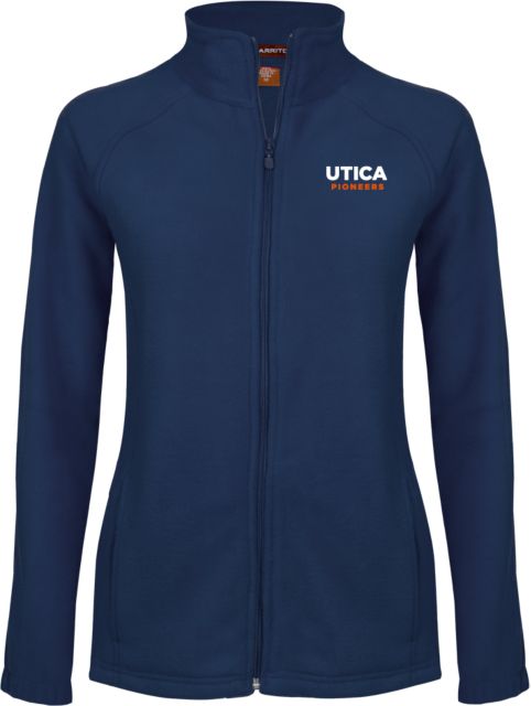 Utica Womens Fleece Full Zip Jacket Utica Pioneers Wordmark - Athletics - ONLINE ONLY
