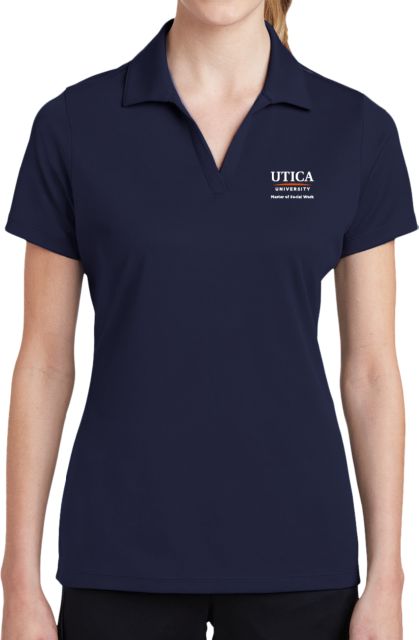 Utica Womens Dry Mesh Polo Utica Master of Social Work - ONLINE ONLY