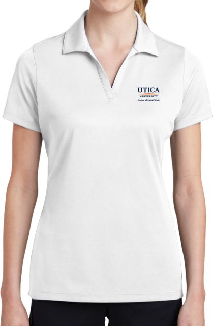 Utica Womens Dry Mesh Polo Utica Master of Social Work - ONLINE ONLY