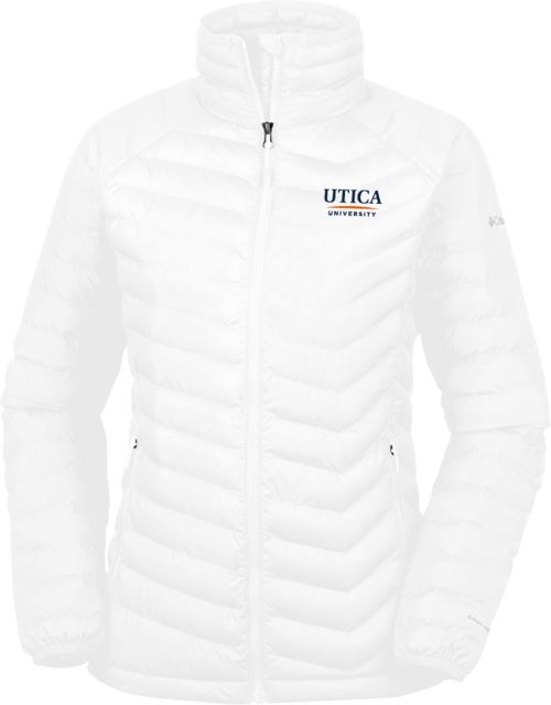 Utica Columbia Powder Lite Womens Jacket Utica University - Insitutional Mark - ONLINE ONLY