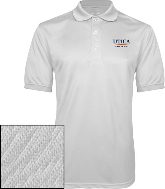 Utica Dry Mesh Polo Utica University - Insitutional Mark - ONLINE ONLY