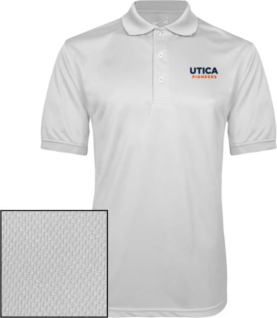 Utica Dry Mesh Polo Utica Pioneers Wordmark - Athletics - ONLINE ONLY