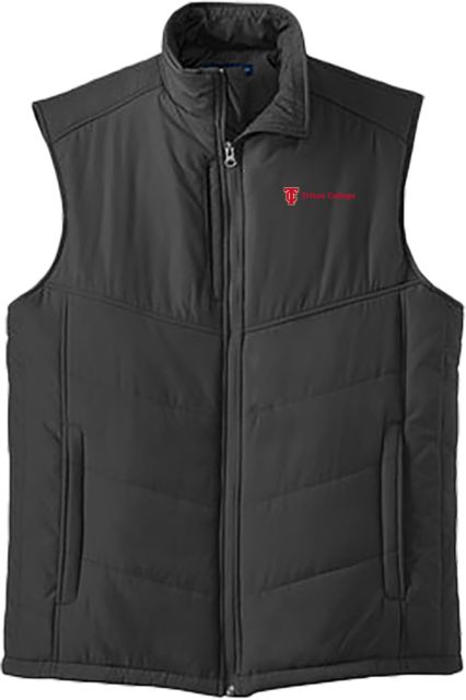 Triton Puffer Vest Triton College Primary Wordmark Flat - ONLINE ONLY