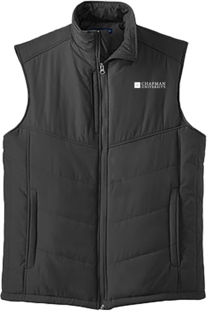 Chapman Puffer Vest Chapman University - Institutional Mark Horizontal - ONLINE ONLY