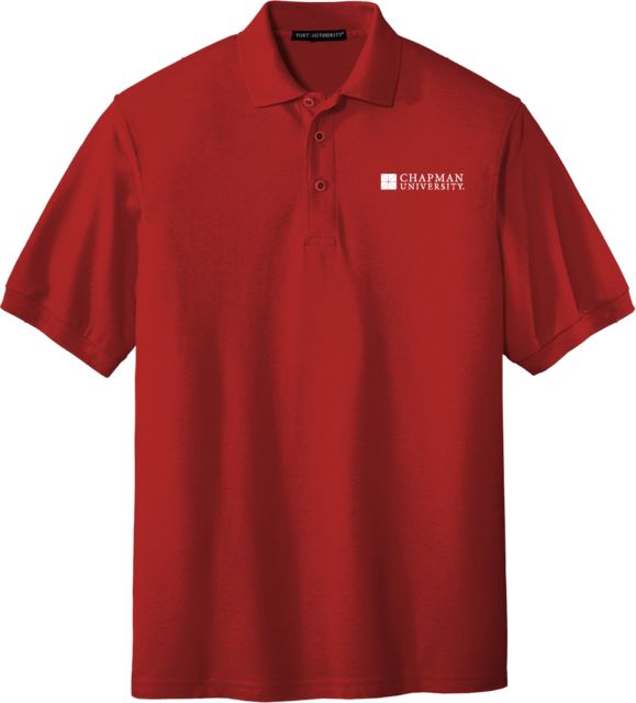 Chapman Silk Touch Polo Chapman University - Institutional Mark Horizontal - ONLINE ONLY