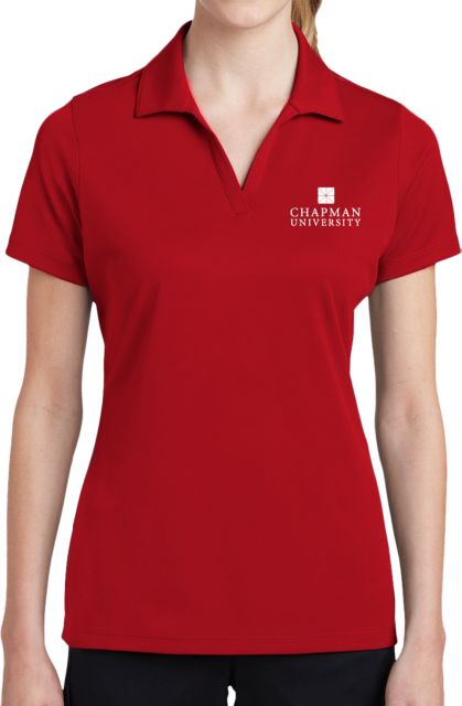 Chapman Womens Dry Mesh Polo Chapman University - Institutional Mark Vertical - ONLINE ONLY