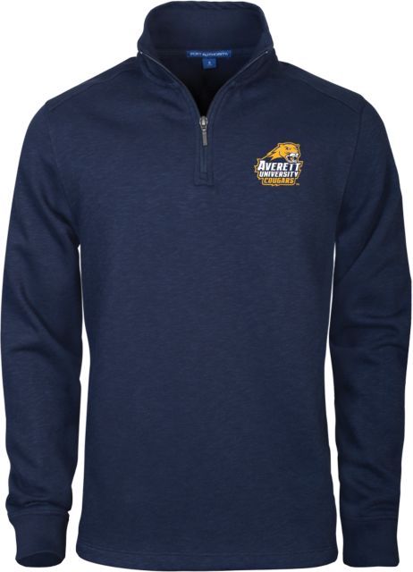 Averett Slub Fleece 1/4 Zip Pullover Primary Mark - ONLINE ONLY