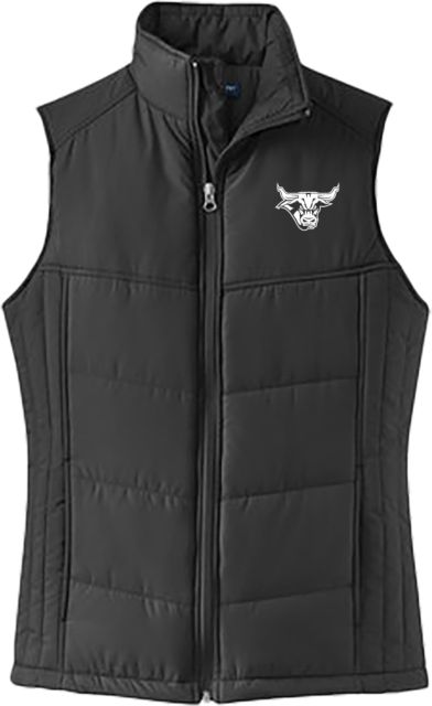 MSU Mankato Womens Puffer Vest Mavericks Steer - ONLINE ONLY