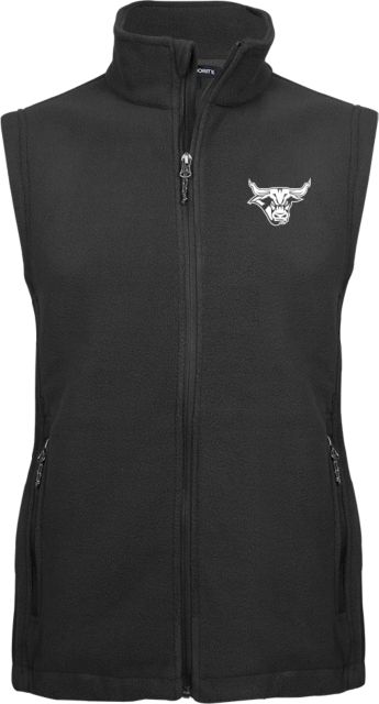 MSU Mankato Fleece Full Zip Vest Mavericks Steer - ONLINE ONLY