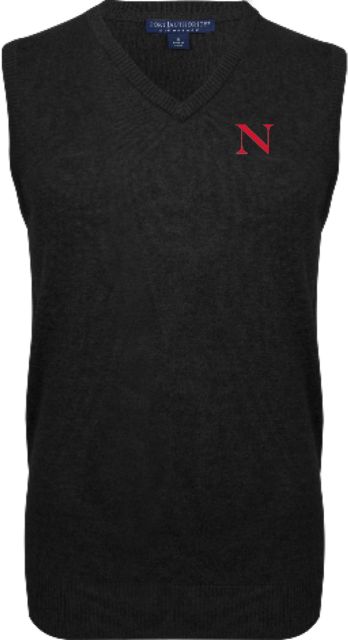 Northeastern VNeck Sweater Vest Northeastern University Monogram - ONLINE ONLY