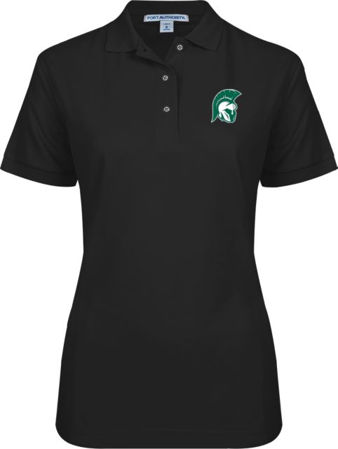 Illinois Wesleyan Ladies Easycare Pique Polo Head Mark - ONLINE ONLY