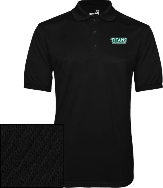 Illinois Wesleyan Dry Mesh Polo Titans Wordmark - ONLINE ONLY