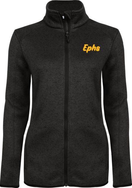 Williams College Heather Womens Fleece Jacket Ephs Logo - ONLINE ONLY