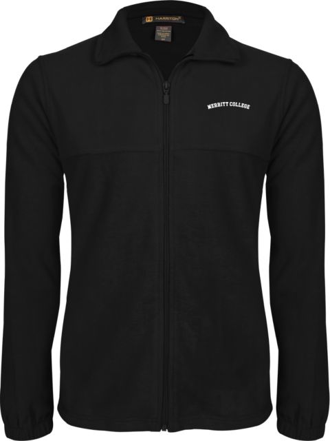 Merritt College Fleece Full Zip Jacket Merritt College Arched