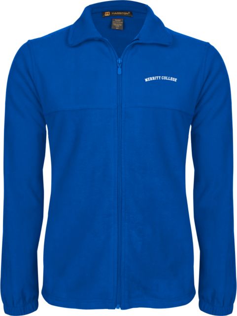 Merritt College Fleece Full Zip Jacket Merritt College Arched