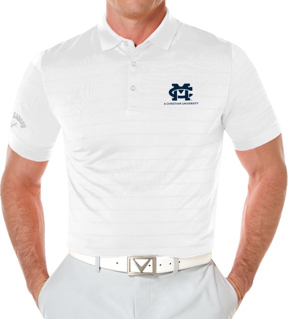 Mississippi College Callaway Opti Vent Polo MC Lockup with Tagline - ONLINE ONLY