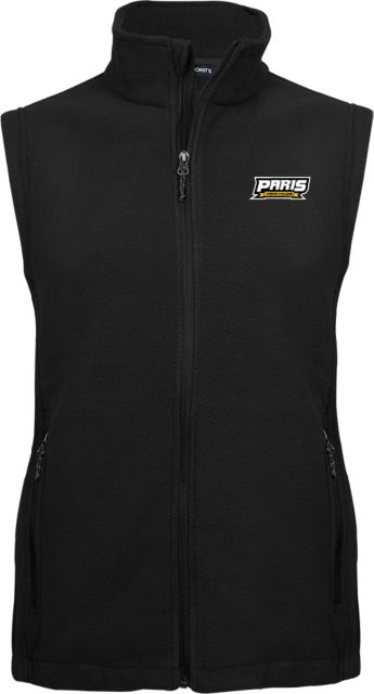 Paris Junior College Fleece Full Zip Vest Paris Junior College Wordmark - ONLINE ONLY
