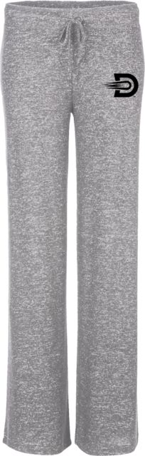 UT Dallas Boxercraft Womens Heather Cuddle Wide Leg Pant UTD - Athletic D Tone - ONLINE ONLY