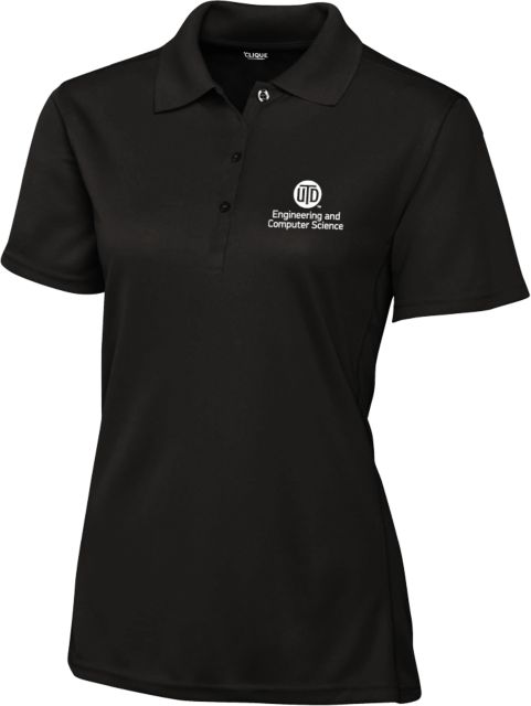 UT Dallas C&B Womens Clique Ice Pique Polo UTD - Engineering and Computer Science Stacked - ONLINE ONLY